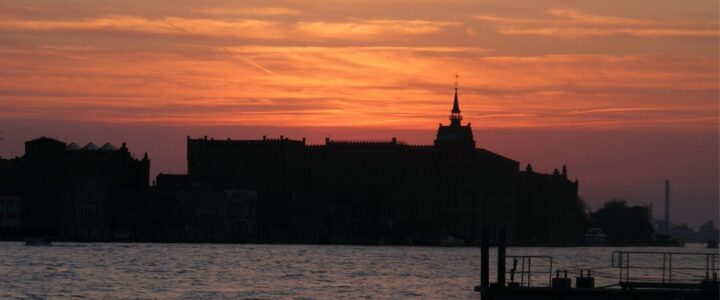 Coucher de soleil à Venise