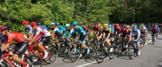 Coureurs au Grand Prix cycliste de Montréal.