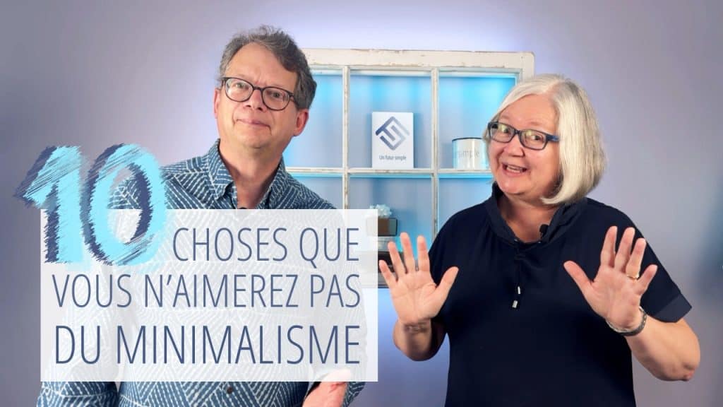 Annonce de la vidéo 10 choses que vous n'aimerez pas du minimalisme